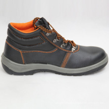Sapatos de segurança de couro de trabalho industrial PU